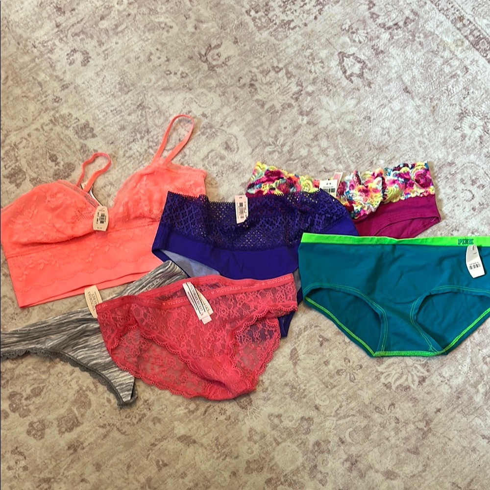 Victoria secret bralet and panties